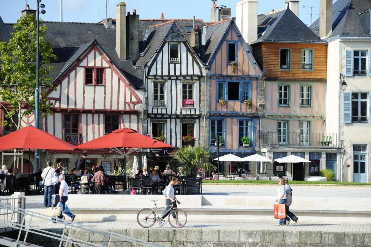 Appartement Moderne Finement Decore Avec Balcon A Vannes Centre Kültér fotó